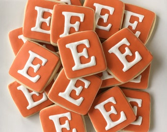 Monogrammed Sugar Cookies - 1 Dozen; Monogrammed Cookies
