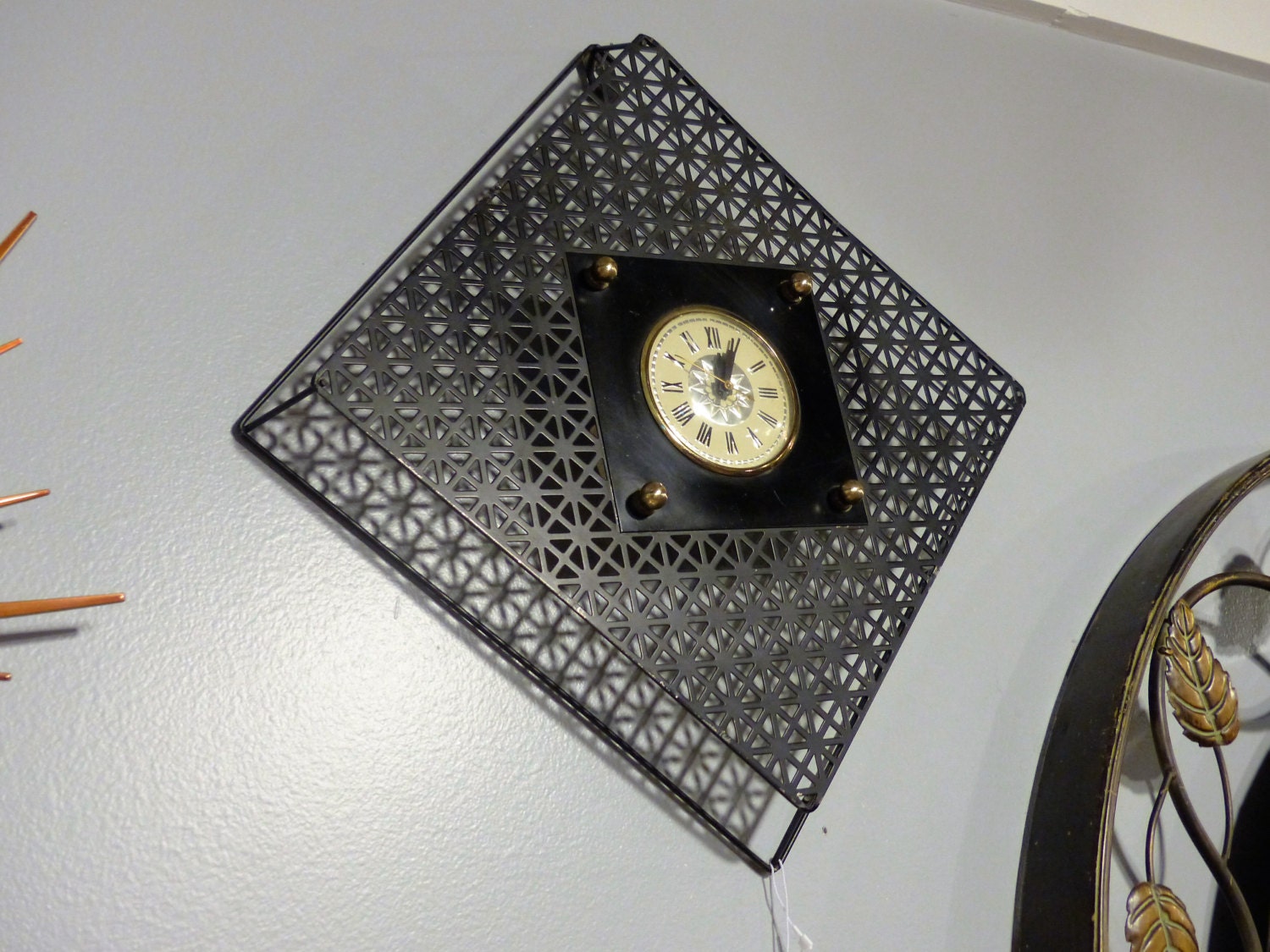 Mid Century Lanshire Movement Electric Clock