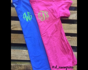 SALE Plus Size Monogram Shirt