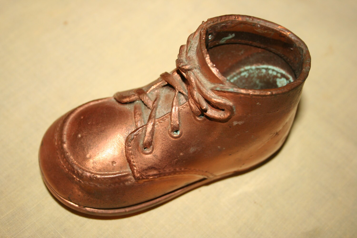 Vintage Bronzed Baby Shoe by UniquelyMollie on Etsy