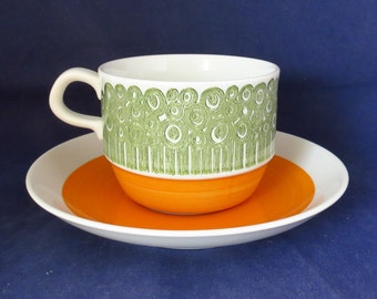 Rörstrand Of Sweden, Camilla, Coffee cup and Saucer