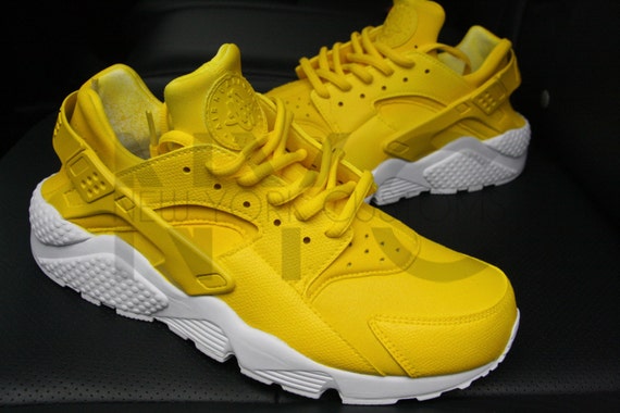 huarache yellow zip