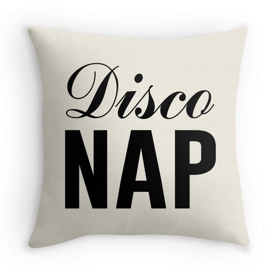 Disco Nap Decor Pillow More Color Choices
