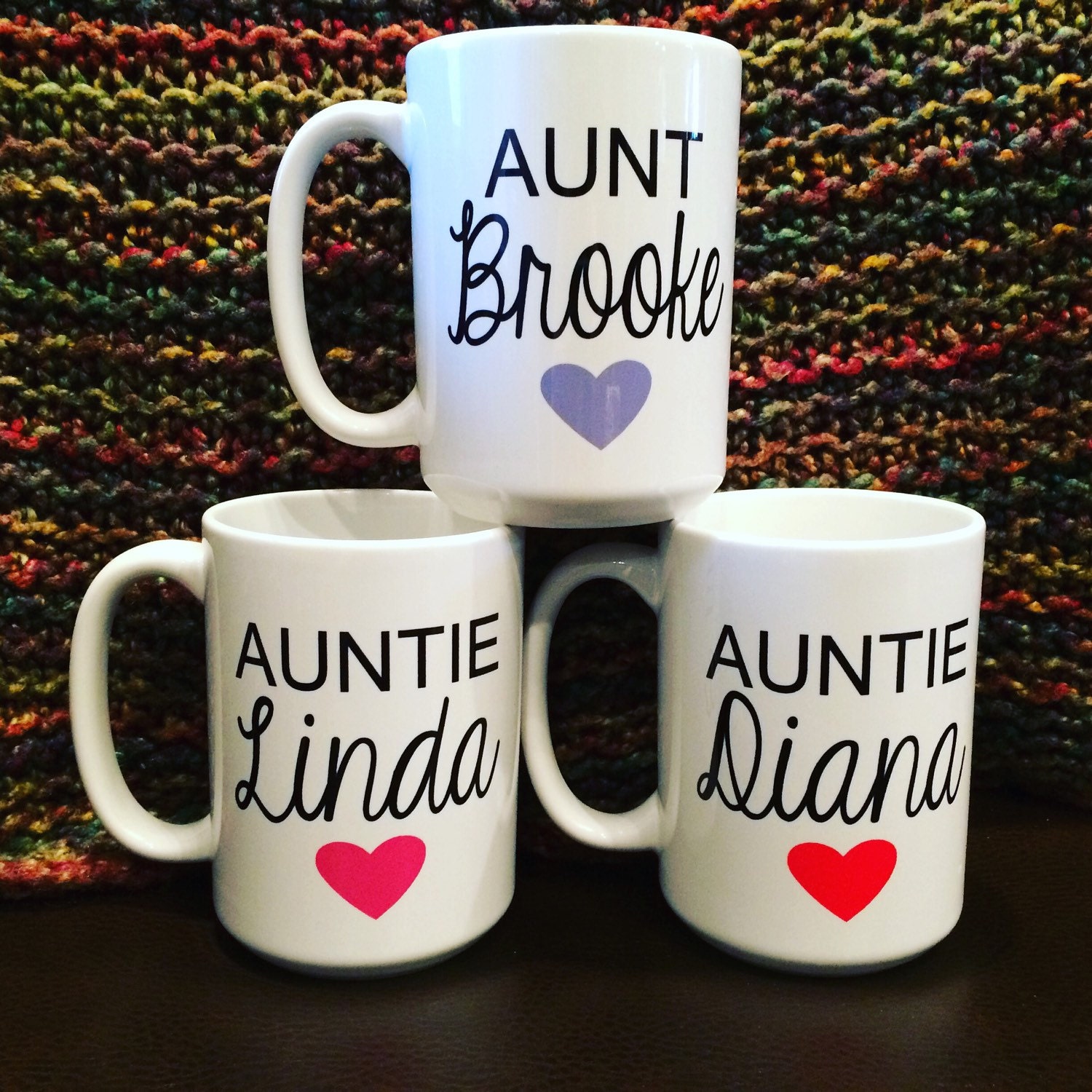 Personalized Aunt or Auntie Mug. Pregnancy by embeemugs on Etsy