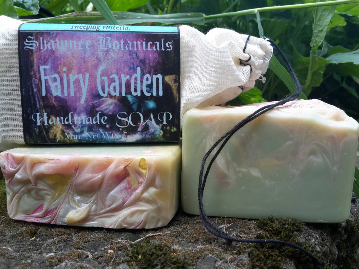 Fairy Garden Handmade SOAP vegan soap by ShawneeBotanicals
