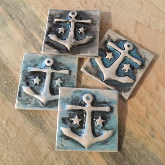 ceramic anchor by WhalingCityCeramics on Etsy