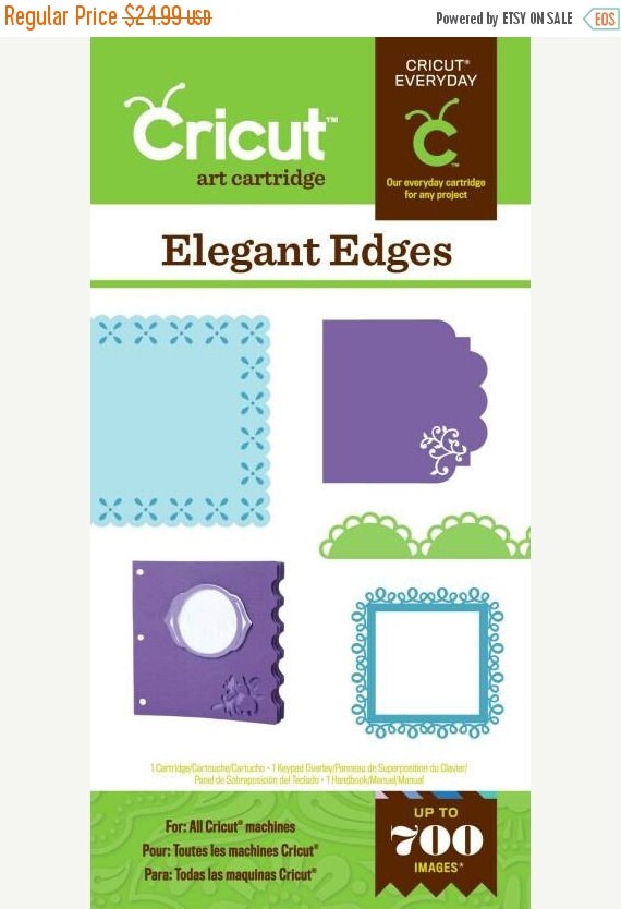 YEAR END CLEARANCE Cricut Elegant Edges Cartridge by MrOzNaps