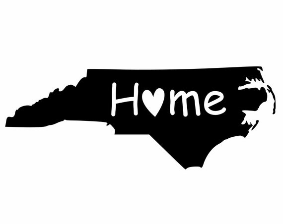 Download North Carolina Home Detailed State Silhouette by FineCraftsman