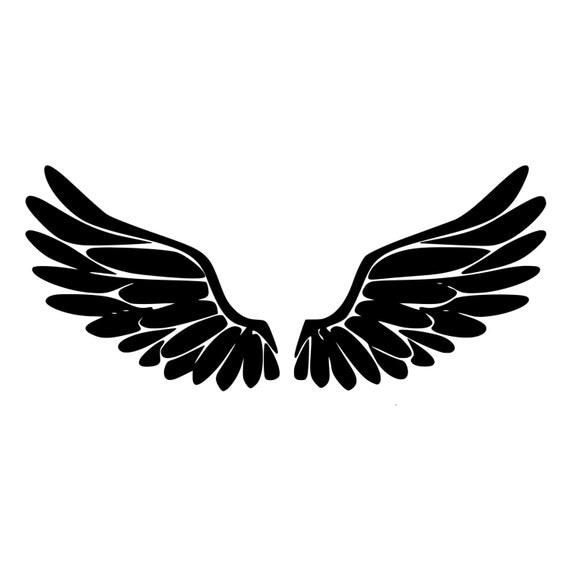 Download Angel Wings Die-Cut Decal Car Window Wall Bumper Phone Laptop