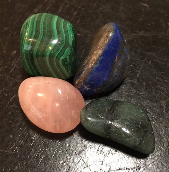 Vertigo Aid crystal set Healing Crystals and Stones Rose