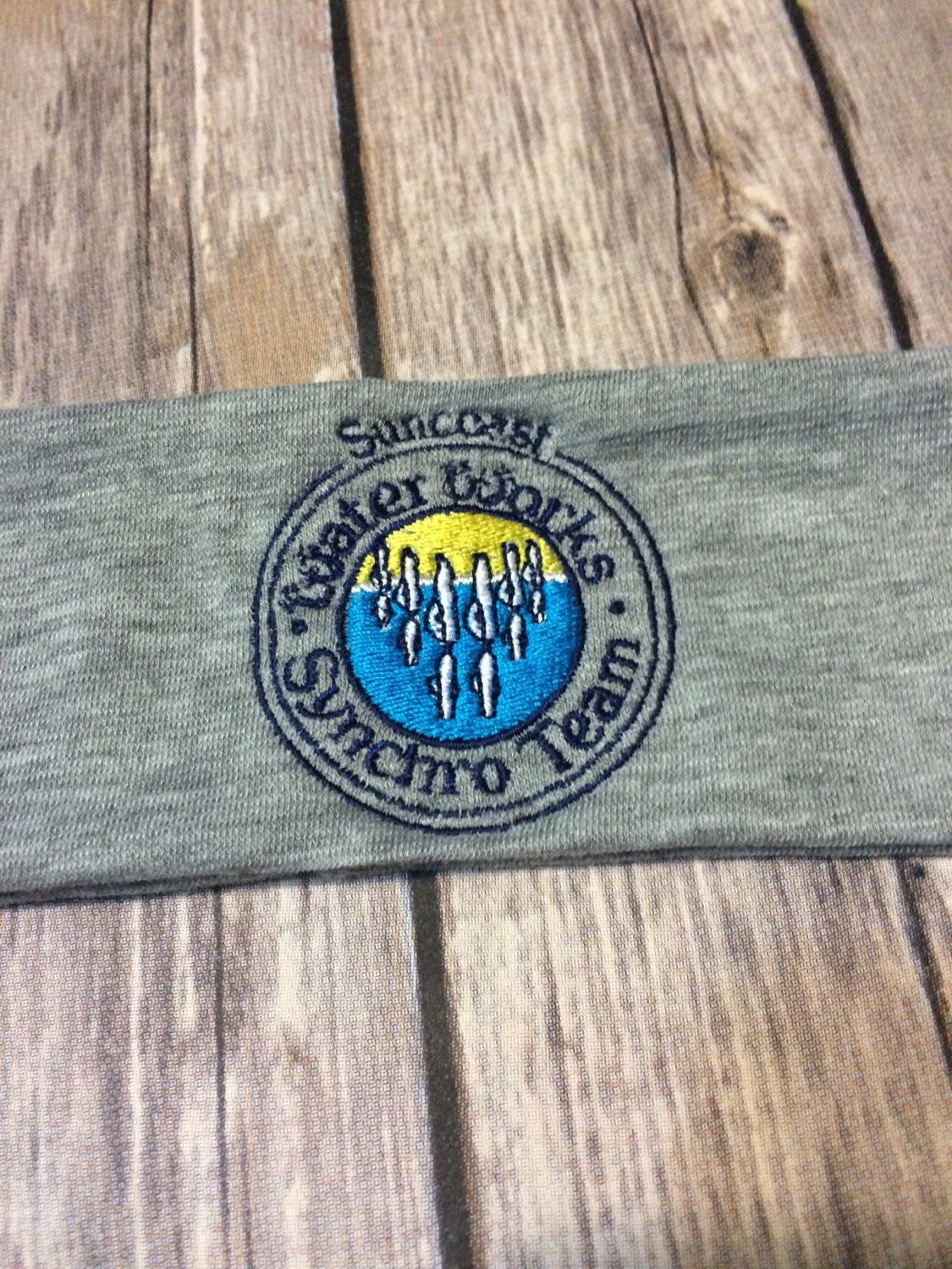 Custom Embroidered Headband Company Logo Personalized