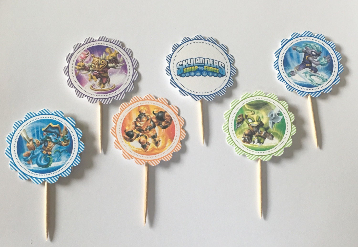 Skylanders Swap Force Cupcake Toppers
