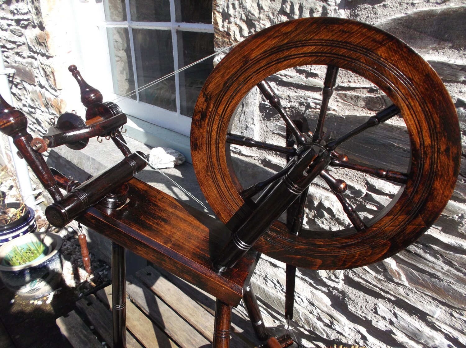 Haldane Hebridean Spinning Wheel Fully Restored