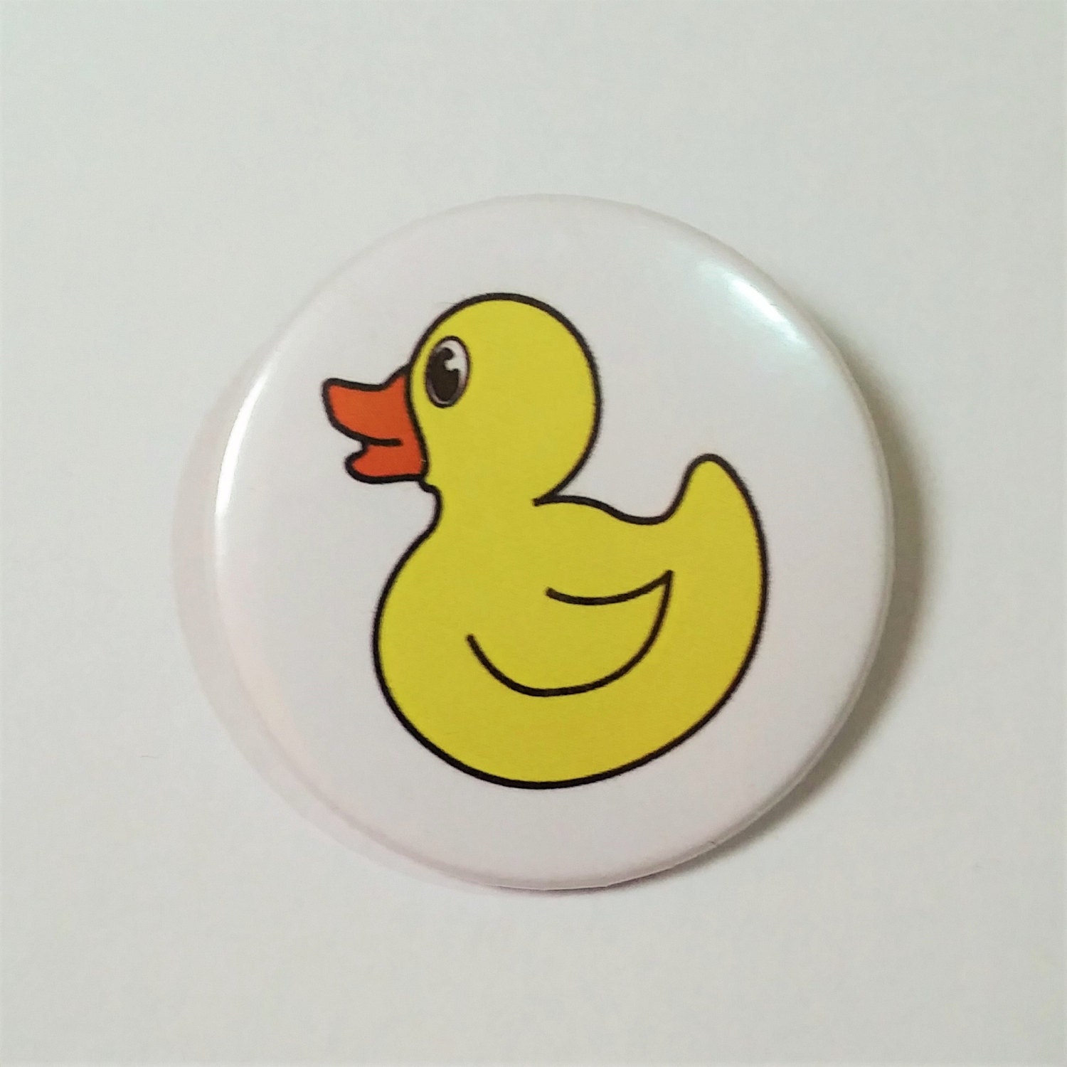 Funny Duck Button Pin Badge Cute Rubber Duck Pin Badge