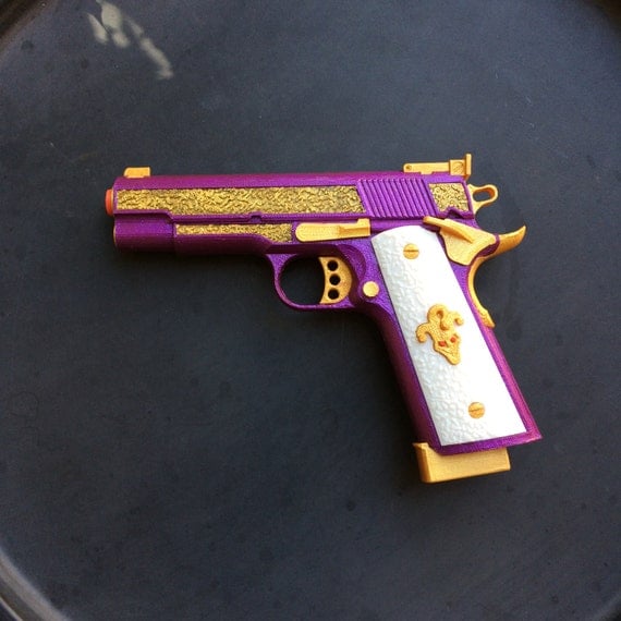 Jared Leto's Joker Gun from Suicide Squad 3D Printed