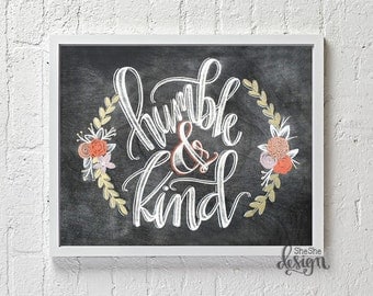 Humble and kind | Etsy