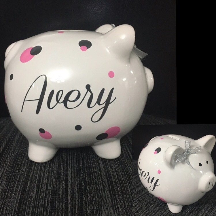 Personalized Piggy Bank