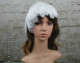white feather headdress Bridesmaid Supplies Bride Supplies