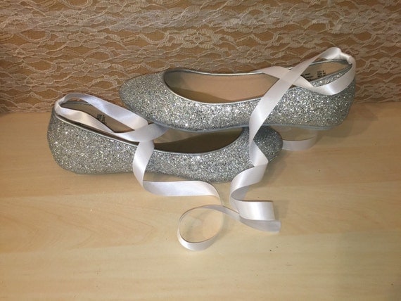 sparkly ballet shoes
