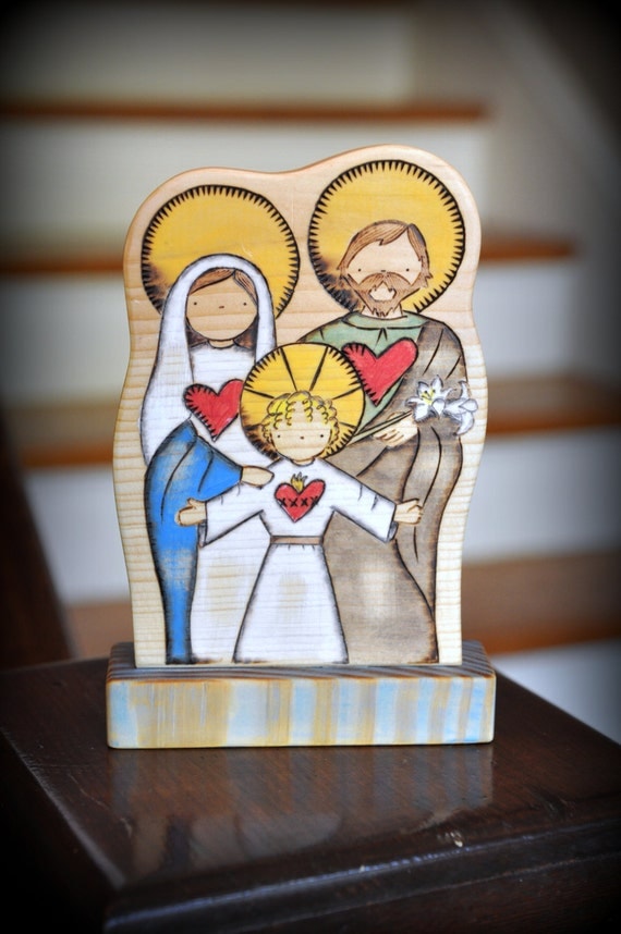 Handmade Holy Family