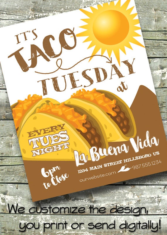 Taco Tuesday Invitation 7