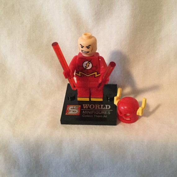 custom lego flash minifigure