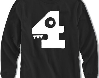 t shirt with 4 logo