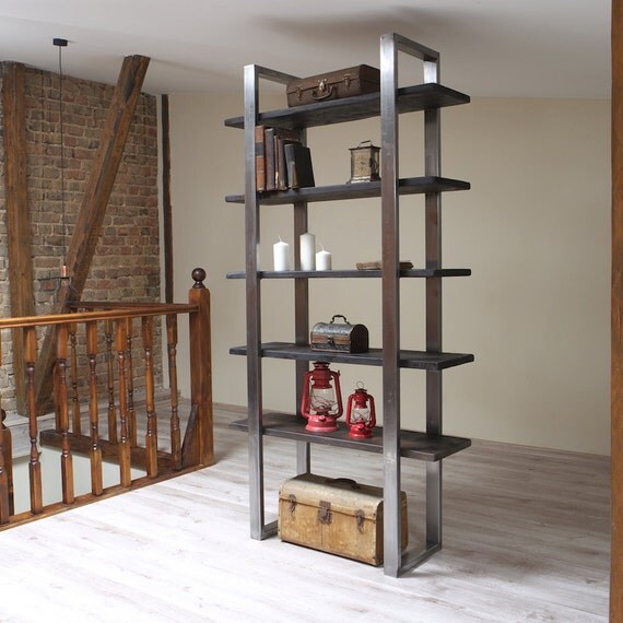 Industrial Style Freestanding Shelving Unit