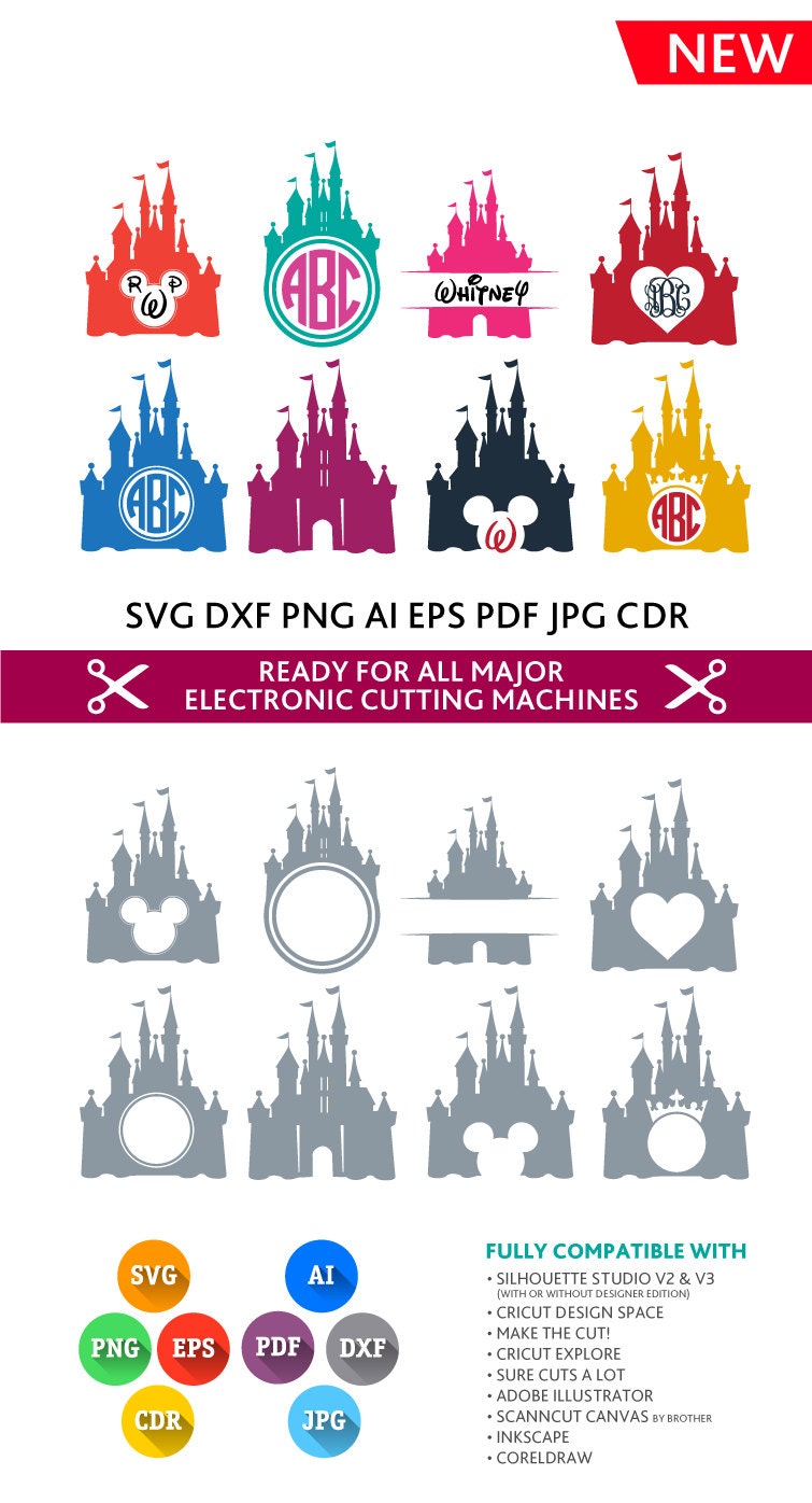 Free Free 308 Free Disney Castle Svg File SVG PNG EPS DXF File