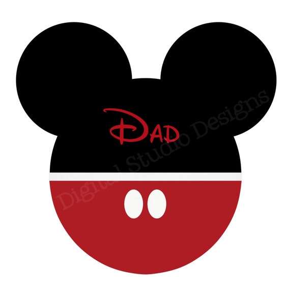 Disney Mickey Mouse Printable Iron-on By Digitalstudiodesigns