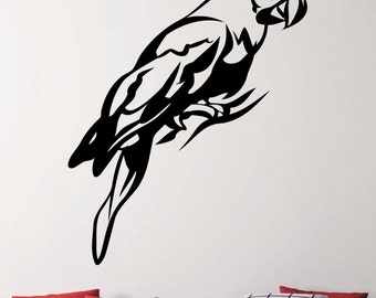 Parrot Wall Decal Bird Stickers Animal Decorations Home Living Room Bedroom Kids Room Decor Vinyl Wall Art Removable Sticker 4epai