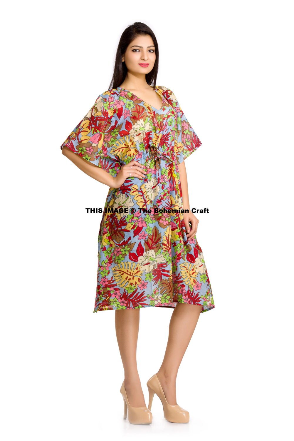 plus size short caftans