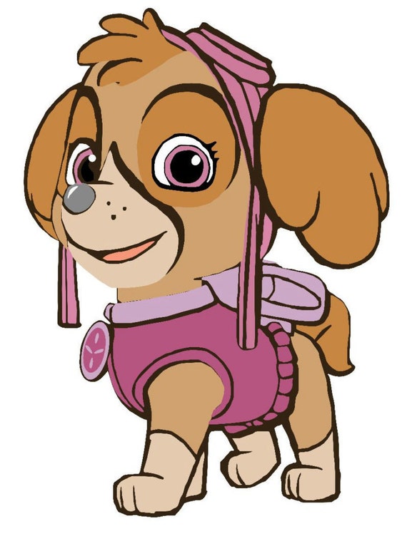 free paw patrol printable skye svg