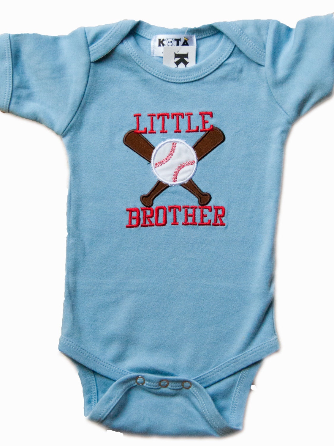 Baseball Little Brother Shirt.Baby boy clothes. Boy toddler.