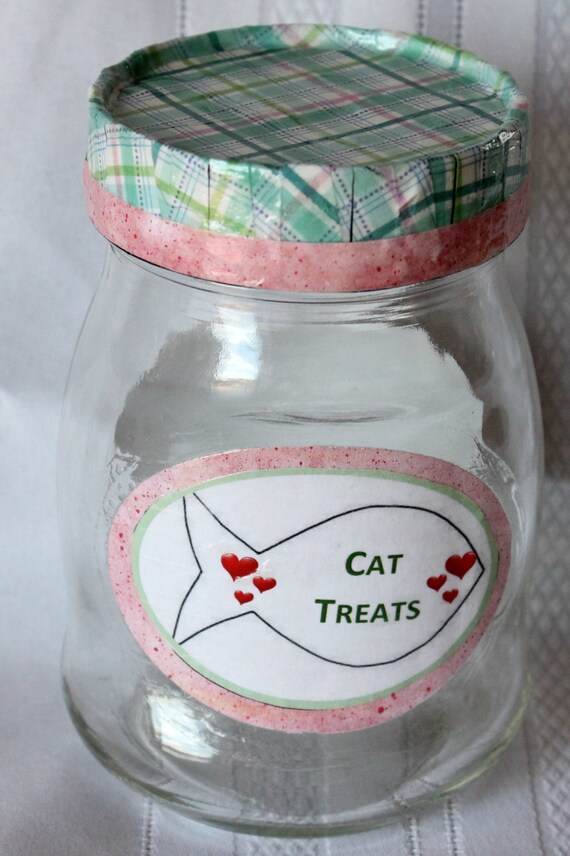 Cat Treats Jar