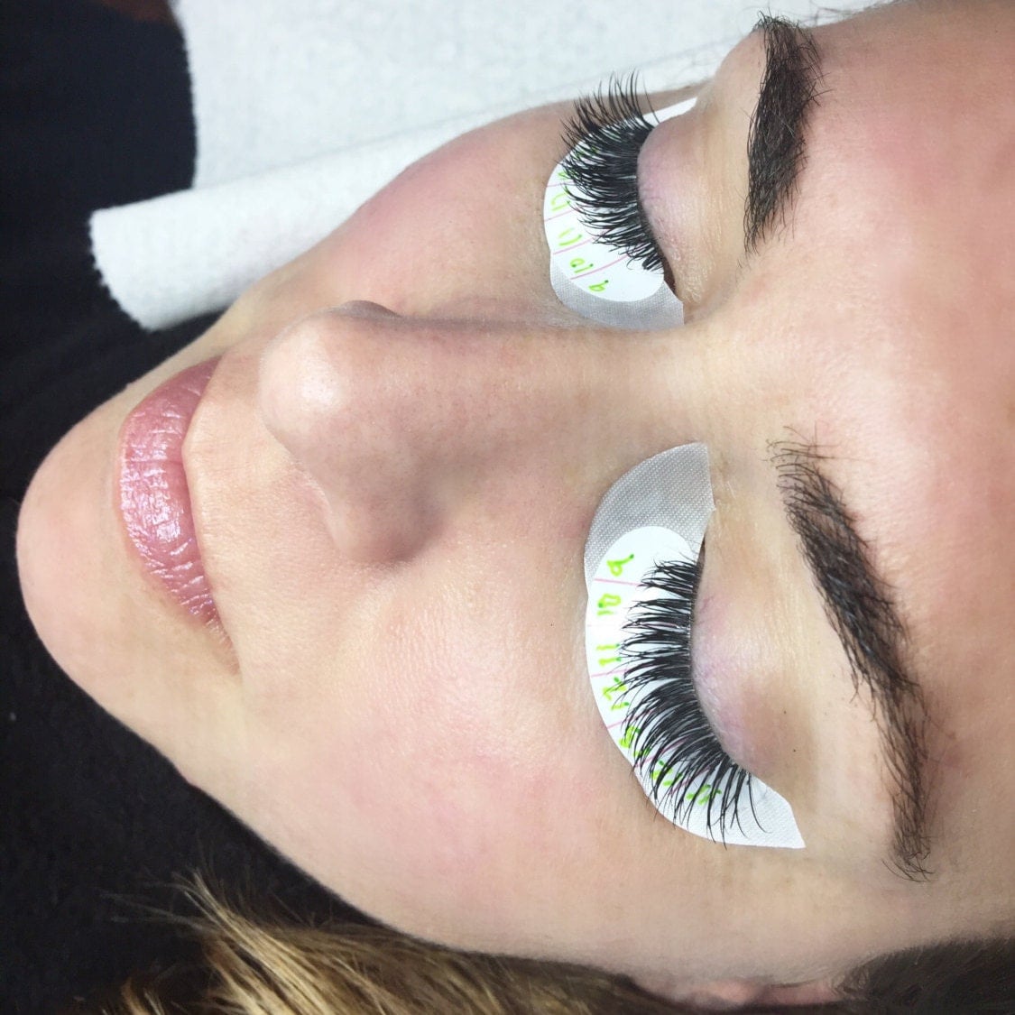 Eyelash Extensions Lined Lash Map Stickers for Style