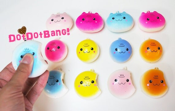 kawaii emoji squishy smiley 4 5cm mini bun by kawaii emoji squishy smiley 4 5cm mini bun by