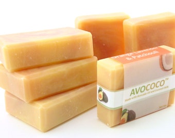 Lavender Orange & Patchouli Soap, Natural Soap, Vegan Soap, Handmade Soap, Coconut Milk Soap, Lavender, Essential Oils