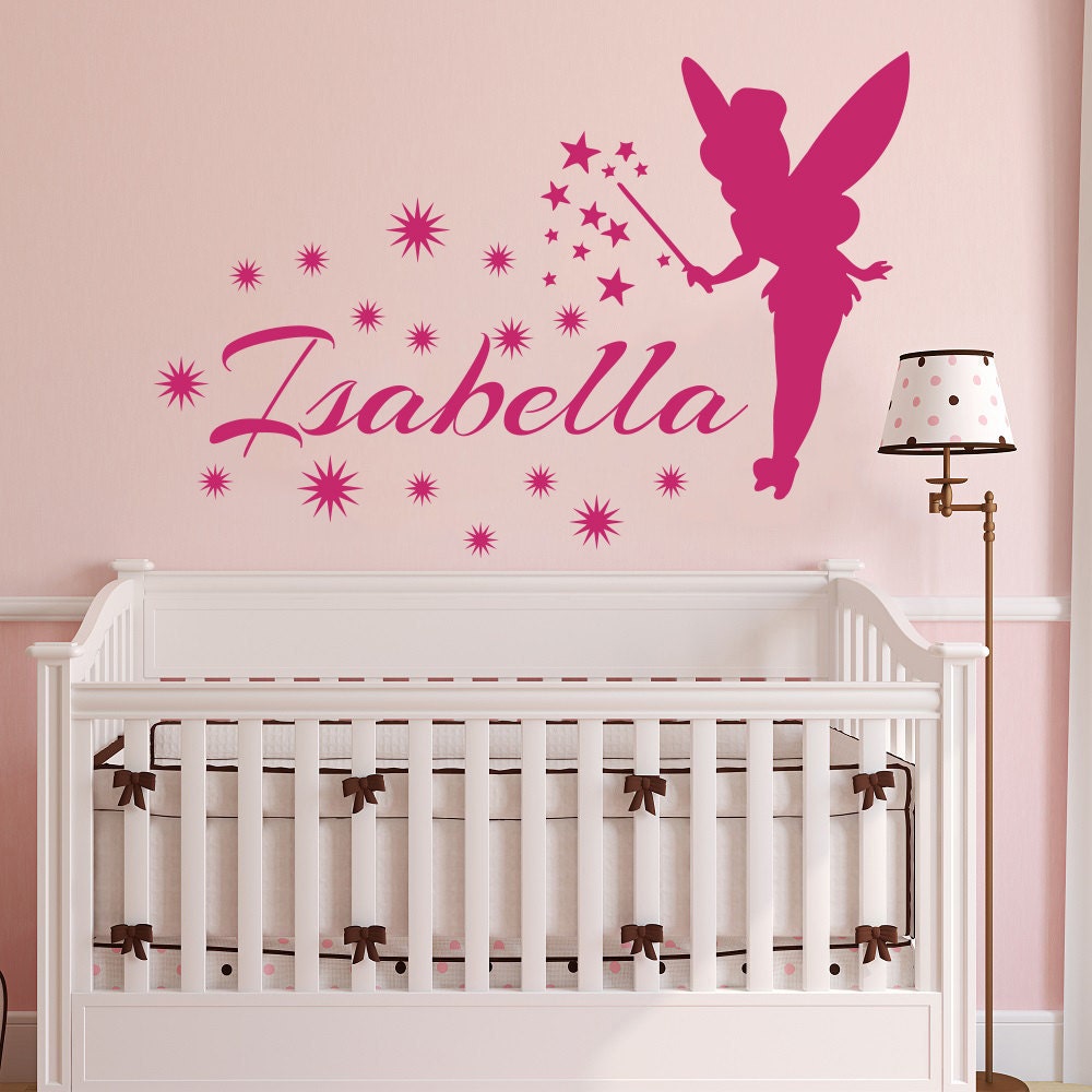 Tinkerbell Name WALL DECAL Vinyl Decals Sticker Little