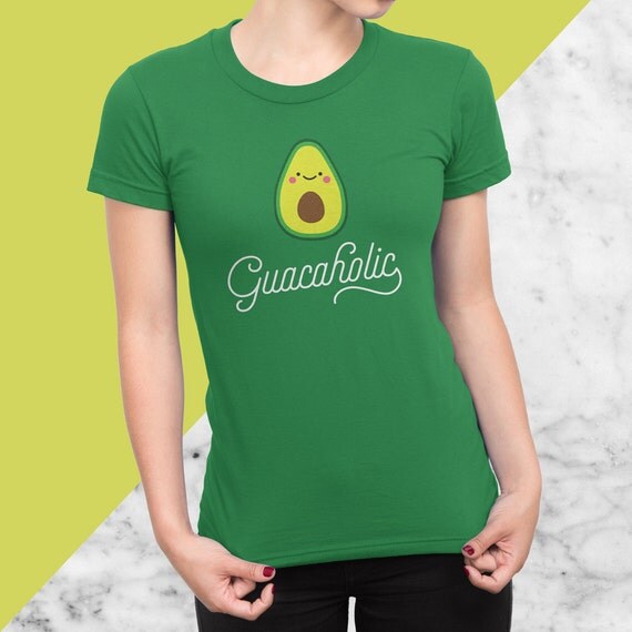 Guacoholic T-Shirt Vegan Vegetarian Shirt Plant-Based