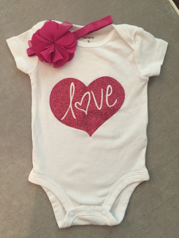 Love Heart Onesie by OliviaJackDesigns on Etsy