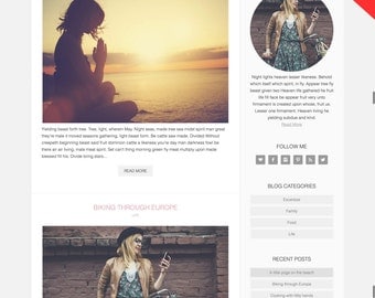 Aubrey Grace WordPress Template