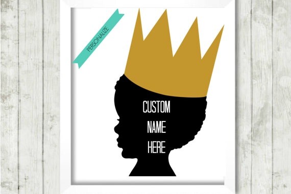 Printable Art African American Printable Nursery Print