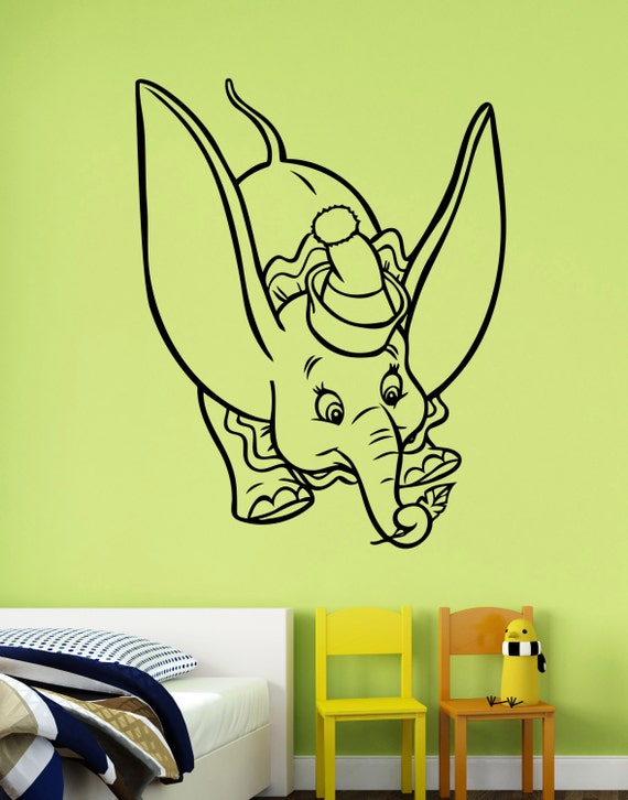 Dumbo Wall Decal Vinyl Sticker Disney Movie Art Decorations