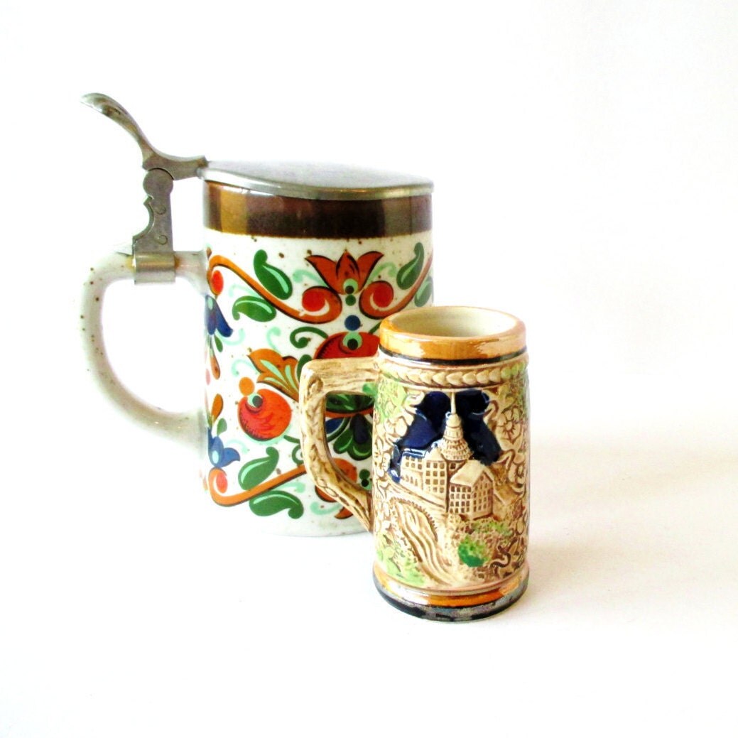 Mini Souvenir Beer Stein Shot Glass Small German Beer Mug