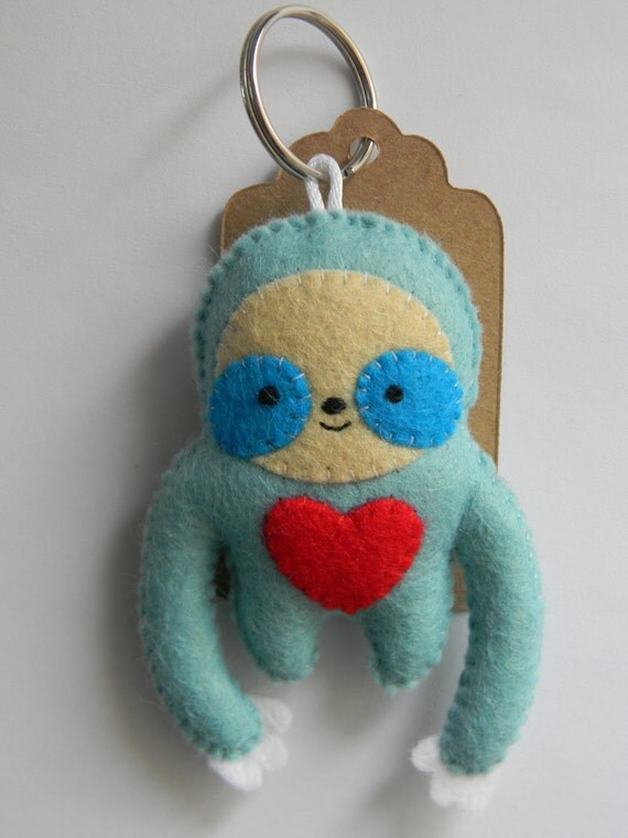 ty sloth keychain