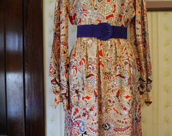 Sweet 1960s Homemade Dress with Scalloped Hem