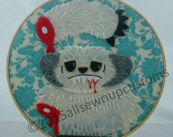 Star Wars Severed Wampa Arm Hand Embroidery | 8"