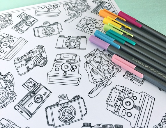 camera that prints coloring pages - photo #36