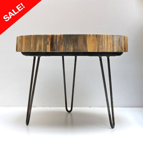 SALE Stump Tree Slice Side Table EcoFriendly by realwoodworks1